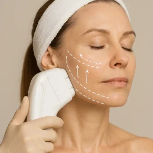 Woman having HI-FU to reduce wrinkles call LA LIPO Rickmansworth Now!