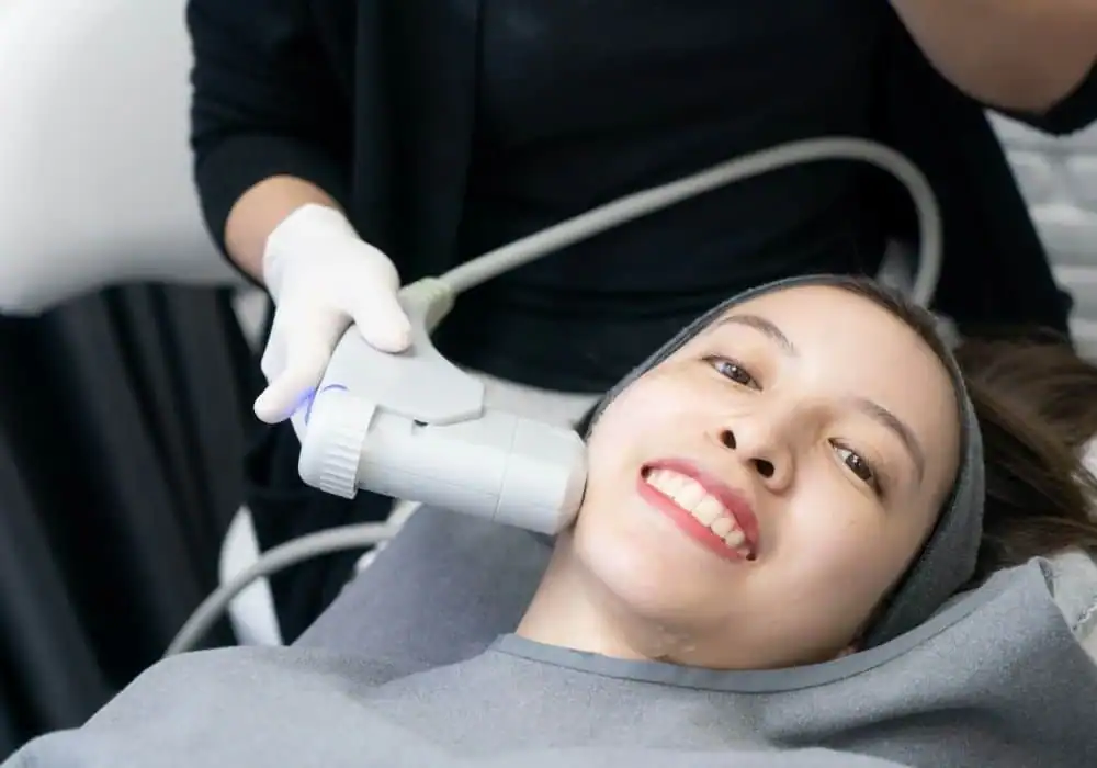 HIFU treatment Rickmansworth in progress