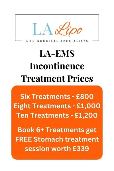 LA-EMS Incontinence Treatment Prices Rickmansworth
