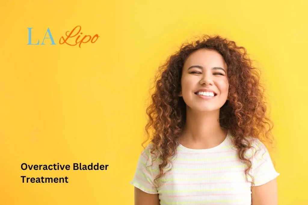 woman smiling about overactive bladder treatment Rickmansworth solutions
