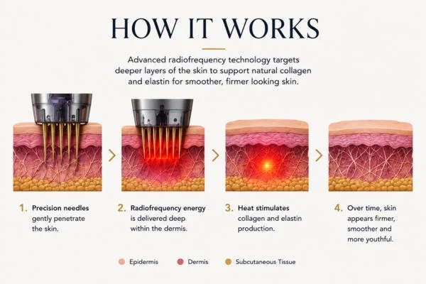 Diagram of how Collagen Lift Therapy Rickmansworth works